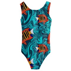 Kids  Cut-Out Back One Piece Swimsuit 