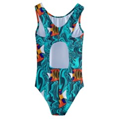 Kids  Cut-Out Back One Piece Swimsuit 