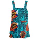 Flame Swirls Kids  Layered Skirt Swimsuit