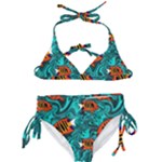 Flame Swirls Kids  Classic Bikini Set