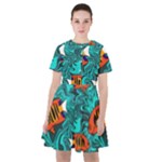 Flame Swirls Sailor Dress