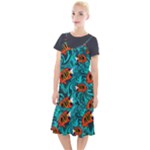 Flame Swirls Camis Fishtail Dress