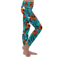 Kids  Lightweight Velour Classic Yoga Leggings 