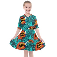 Kids  All Frills Chiffon Dress 