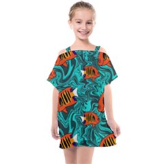 Kids  One Piece Chiffon Dress 