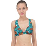 Flame Swirls Classic Banded Bikini Top