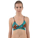 Flame Swirls Wrap Around Bikini Top