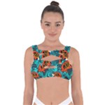 Flame Swirls Bandaged Up Bikini Top