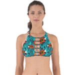 Flame Swirls Perfectly Cut Out Bikini Top