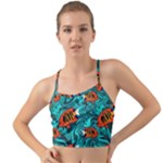 Flame Swirls Mini Tank Bikini Top