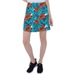 Flame Swirls Tennis Skirt