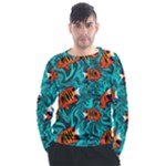 Flame Swirls Men s Long Sleeve Raglan T-Shirt