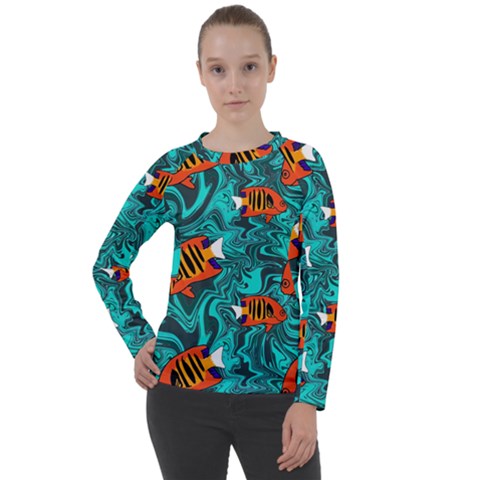 Flame Swirls Women s Long Sleeve Raglan T