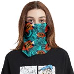 Flame Swirls Face Covering Bandana (Two Sides)