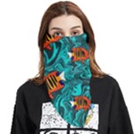 Flame Swirls Face Covering Bandana (Triangle)