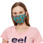 Flame Swirls Crease Cloth Face Mask (Adult)