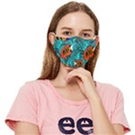 Flame Swirls Fitted Cloth Face Mask (Adult)