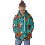 Flame Swirls Kids  Oversized Hoodie