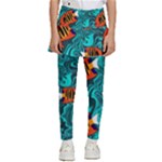 Flame Swirls Kids  Skirted Pants