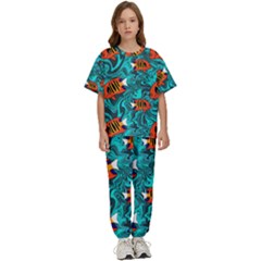 Kids  T-Shirt and Pants Sports Set 