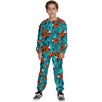 Flame Swirls Kids  Sweatshirt set