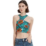 Flame Swirls Cut Out Top