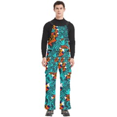 Flame Swirls Men s Side Zip Front Pouch Ski And Snowboard Bib Pants	 from ArtsNow.com