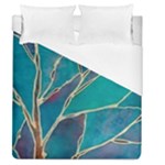 Aqua Batik, Abstract, Colorful Duvet Cover (Queen Size)