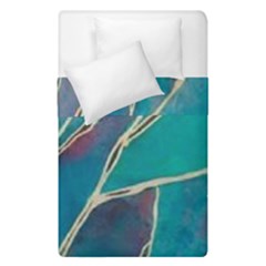 Aqua Batik, Abstract, Colorful Duvet Cover Double Side (Single Size) from ArtsNow.com