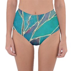 Reversible High-Waist Bikini Bottoms 