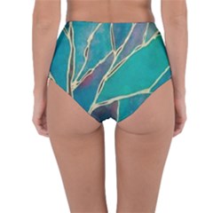 Reversible High-Waist Bikini Bottoms 