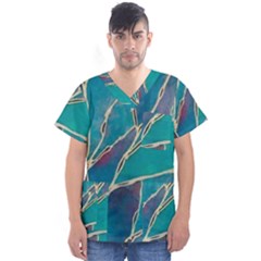 Men s V-Neck Scrub Top 