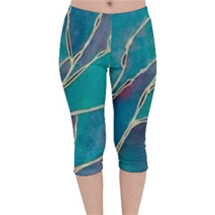 Velvet Capri Leggings  