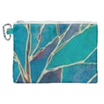 Aqua Batik, Abstract, Colorful Canvas Cosmetic Bag (XL)