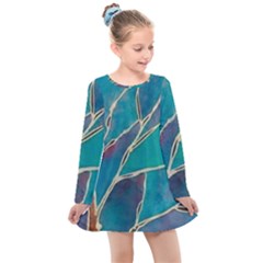 Kids  Long Sleeve Dress 