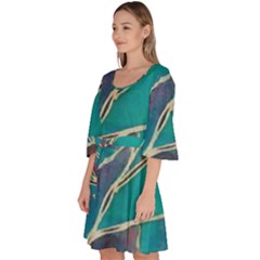 Velour Kimono Dress 