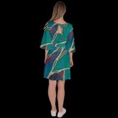 Velour Kimono Dress 