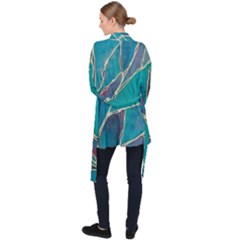 Long Sleeve Velvet Kimono  