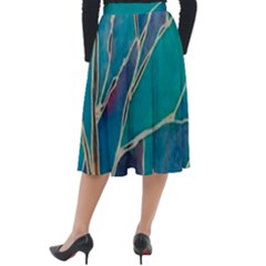 Classic Velour Midi Skirt  