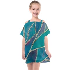 Kids  One Piece Chiffon Dress 