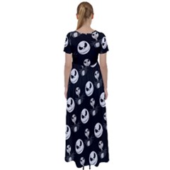 High Waist Short Sleeve Maxi Dress 