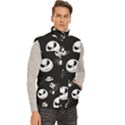 Men s High Neck Button Up Puffer Vest 