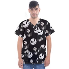 Men s V-Neck Scrub Top 