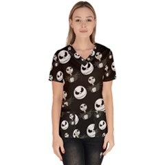 Women s V-Neck Scrub Top 