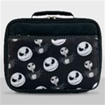 Jack Print, White, Before, Plain, Black, Simple, Christmas Lunch Bag