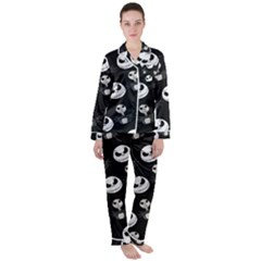 Women s Long Sleeve Satin Pajamas Set 