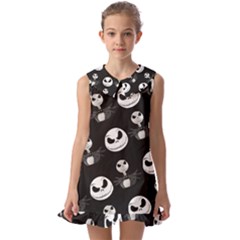 Kids  Pilgrim Collar Ruffle Hem Dress 