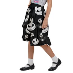 Kids  Ruffle Flared Wrap Midi Skirt 