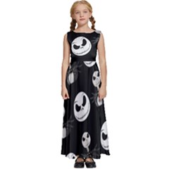 Kids  Satin Sleeveless Maxi Dress 