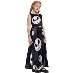 Kids  Satin Sleeveless Maxi Dress 